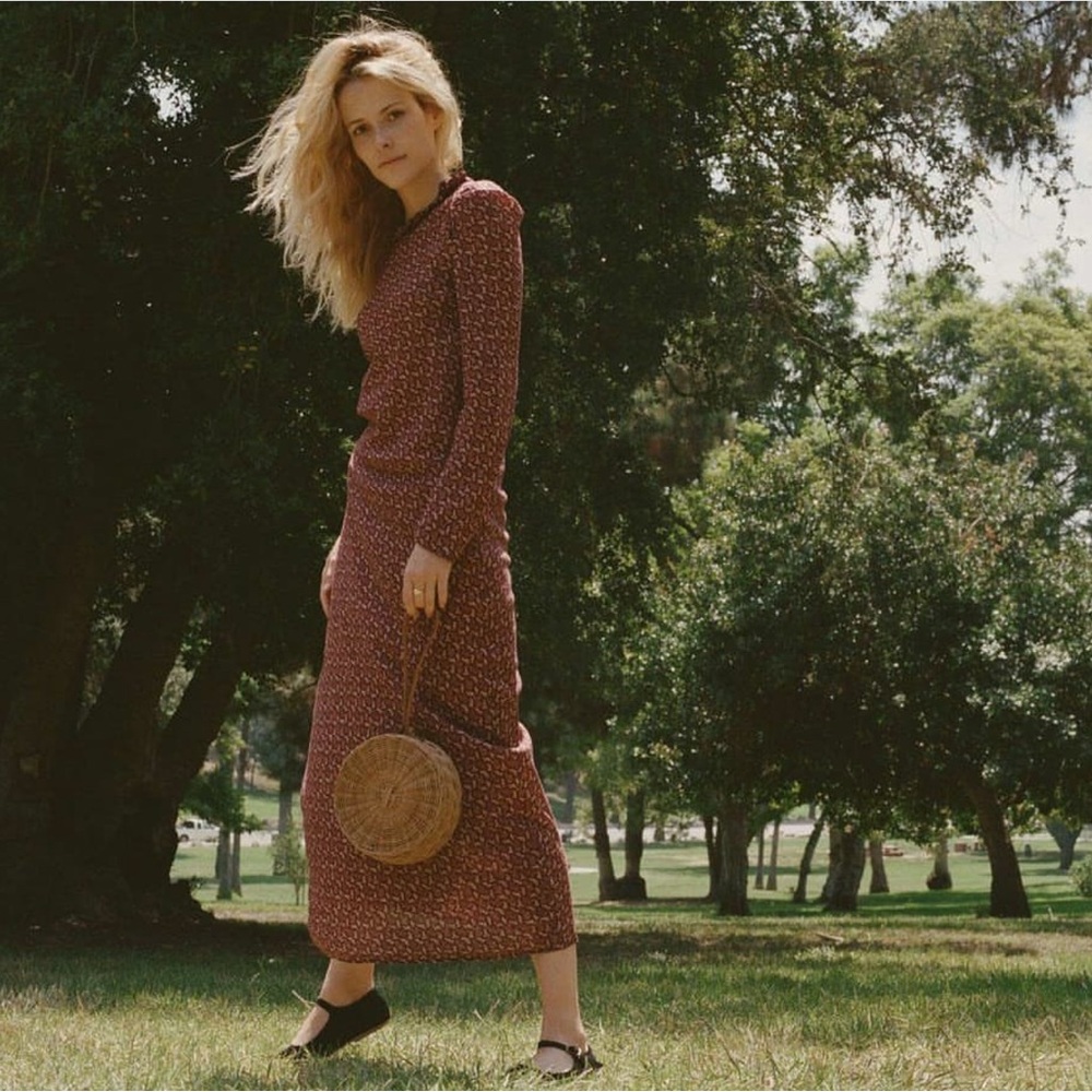 Doen Dandelion Long Sleeve Maxi Dress